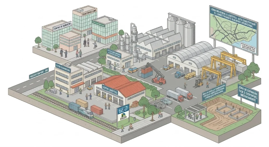 área / galpão industrial